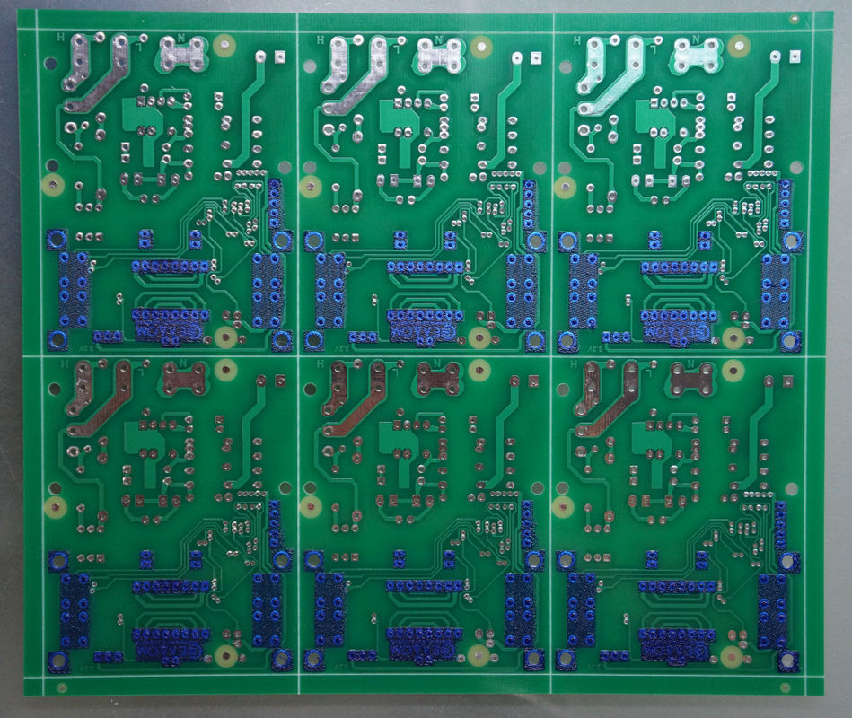 Маска припоя зеленого цвета PCB управлением импеданса клея Peelable OEM голубая для оборудования 5G