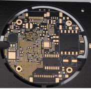 Покрытая золотом доска PCB света СИД 1oz диаметра 40mm с минимальной линией 4mil